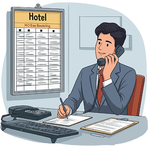호텔 예약 대행 요청 시