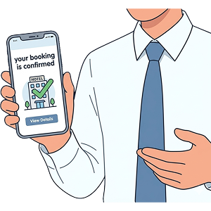 호텔 직접 예약 희망 시